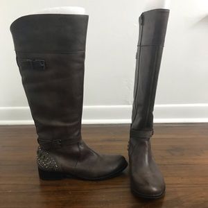 Gianni Bini Leather Riding Boots